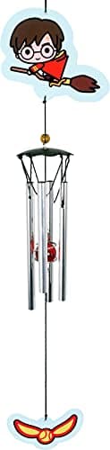 Spoontiques Harry Potter Flying Quidditch Wind Chime - Outdoor Garden Décor - Decorative Chimes for Yard, Garden, Backyard and Patio Decoration