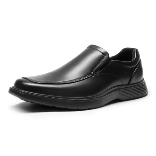 Bruno Marc Men's Dress Shoes Slip On Comfortable Loafers Business Casual Shoes,Size 9,Black,SBLS2403M