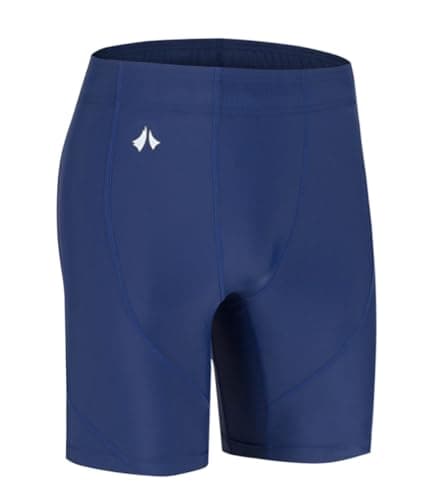 Eteoepo Navy Blue & Black Mens Swim Jammers - Ergonomic Training Athletic Swimsuit - Chlorine Resistant Quick Dry Racing Jammer for Competitive Swimming & Triathlon(Navy,3XL)