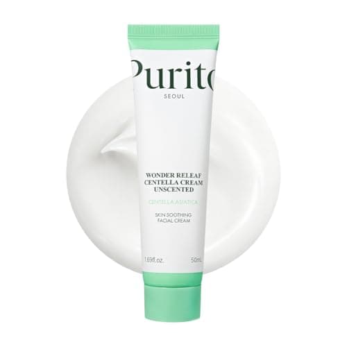 PURITO Centella Unscented Cream for Sensitive Skin, 1.70 fl.oz