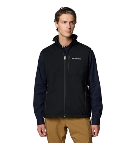 Columbia Men's Ascender II Softshell Vest, Black, Medium