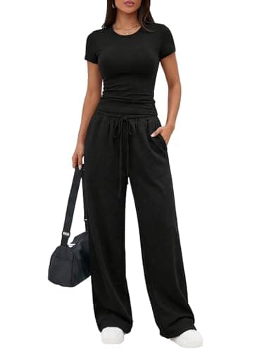 oncharm Women's 2 Piece Lounge Sets Matching Summer Travel Airport Outfits