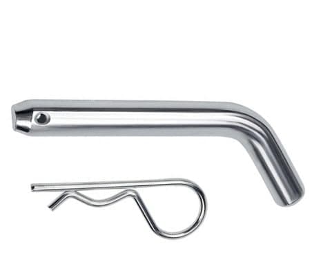 Trailer Hitch Pin & Clip with Grooved Head, 5/8-Inch Diameter, Fits 2 or 2-1/2-Inch Receiver Heavy-Duty Trailer Hitch Pin & Clip