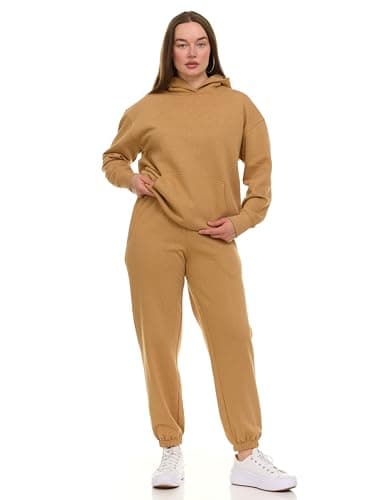 MODERN BASICS Sweat Set for Women, Sweatsuits Women 2 Piece Outfit, Fleece Matching Sets