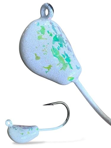 Tautog Jig, Sheepshead Standup Style Jig, 2~5 Pack, 1/2-2oz Sizes, Premium Powdercoated and Made in The USA (1oz, 2 Pack, Seaglass)