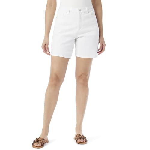 Gloria Vanderbilt Women's Amanda Basic Jean Short Vintage White