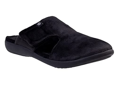 Spenco Women's Kholo Renew Slipper, Black, 7.5 Medium
