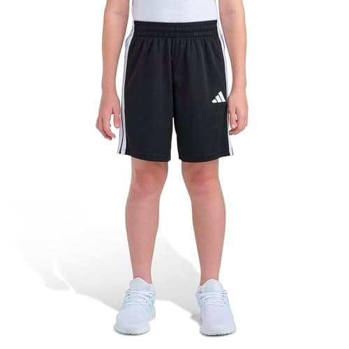 adidas Boys 3 Stripe Short Black
