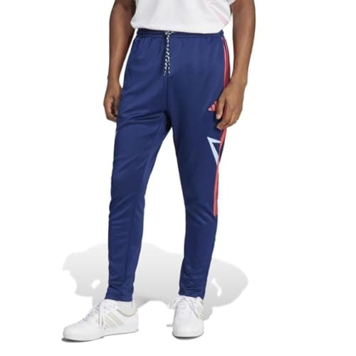 Adidas Mens House of Tiro Nations Pack Sportswear Pants, Dark Blue/Blue/Semi Lucid Red, X-Large