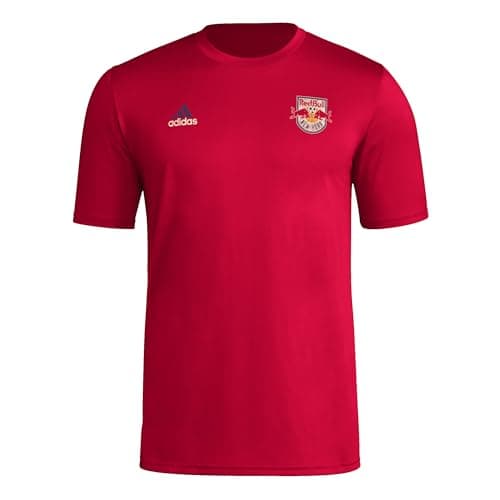 Adidas Men's New York Red Bulls MLS Short Sleeve T-Shirt, Team Power Red, X-Large