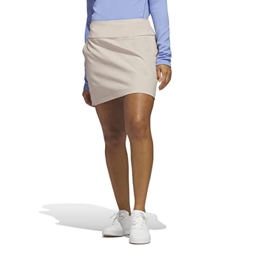 Adidas Women's Ultimate365 Solid Skort, Wonder Taupe, Large