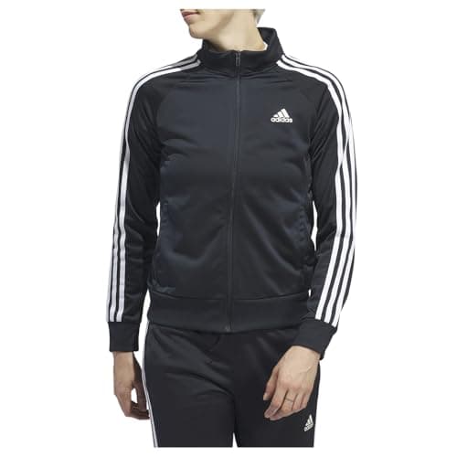 adidas Womens Tricot Slim 3-Stripes Track Jacket Ink 2X
