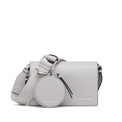 Calvin Klein Millie Triple Compartment Camera Bag Crossbody, Dove Grey, One Size