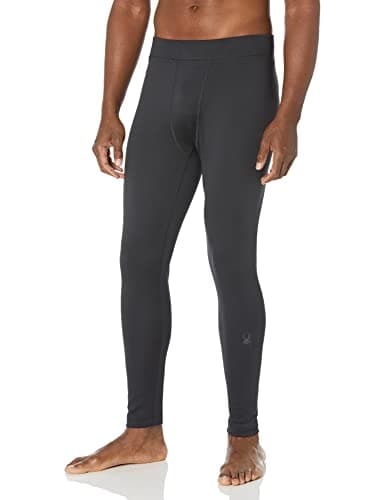 Spyder Men's Baselayer Baselayer Pants, Black, Small