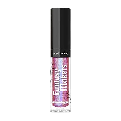wet n wild Halloween Fantasy Makers Chameleon Chrome Lip Foil, Intense Multi-Chrome Pigment, Mesmerizing Blendable Color Shift Foil Finish, Cruelty-Free - Nymph's Whisper