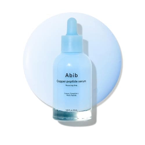 Abib Copper Peptide Serum Bouncing Drop – GHK-Cu Peptide, Argireline & Matrixyl Peptide Face Serum | Skin Texture & Hydration | Korean Skincare | 1.69 fl oz