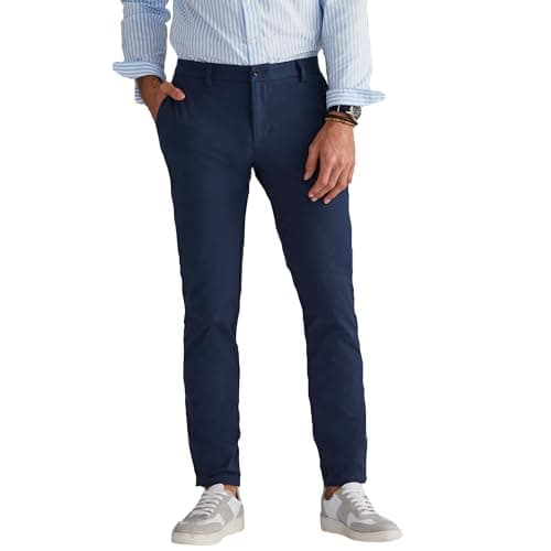vineyard vines Men's On-The-Go Pant, Blue Blazer, 33/30