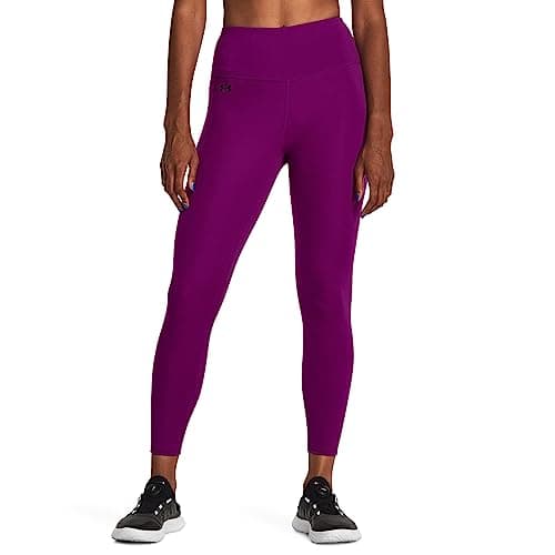 Under Armour Womens Motion Ankle Leggings with Pockets, (574) Mystic Magenta / / Black, XX-Large Short