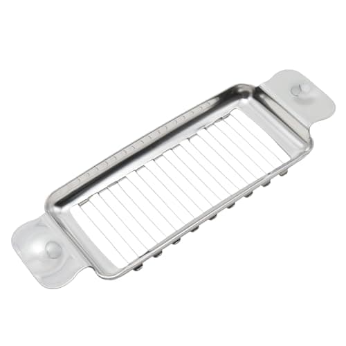 OYWOBET Silver Stainless Steel Butter & Cheese Slicer, Multipurpose Food Cutter Dishwasher Safe, 18 Sharp Wires Cutter for Even 1/4-Inch Slices/All Food Lovers