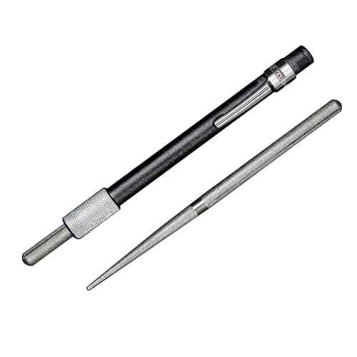 AccuSharp Professional Dual Rod Knife Sharpener, Retractable Diamond-Coated Steel Rod, Sharpens, Restores, Repairs & Hones Straight & Serrated Knives