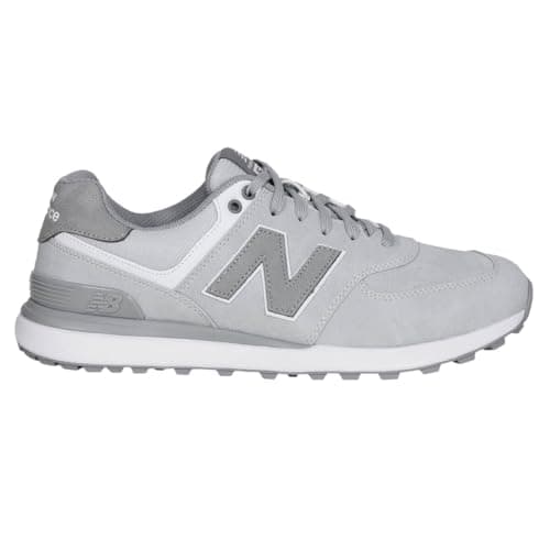 New Balance Men's 574 Greens v2 Golf Shoe, 9 D, Light Grey