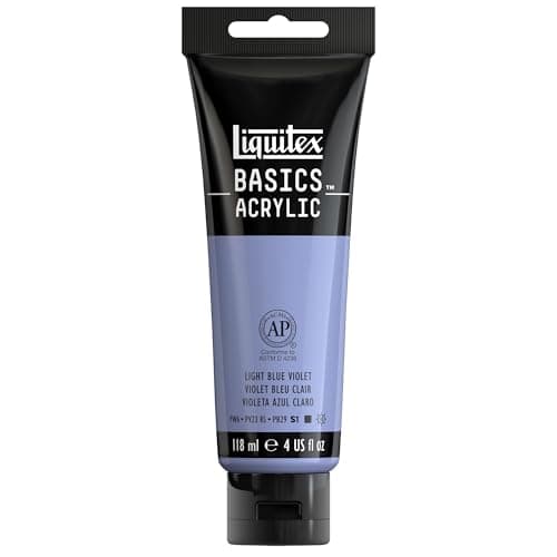 Liquitex BASICS Acrylic Paint, 118ml (4-oz) Tube, Light Blue Violet