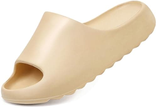 Hsttgsr Pillow Slippers for Women and Men, EVA Anti-Slip, Super Soft, Quick-Drying Comfort Cloud Slides for Showers, Lightweight Spa Massage Summer Sandals for Adults, Indoor and Outdoor