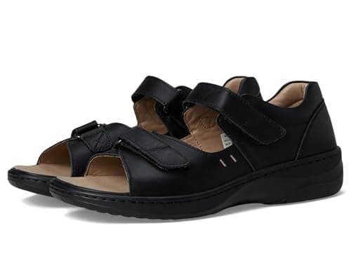 Propét Women's Gemma Sandals Comfort Footbed Black 06H X-Wide US
