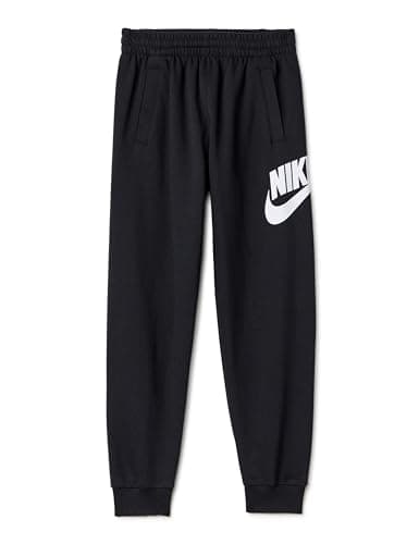 Nike Kid's Club Fleece Joggers, Black/White, Small