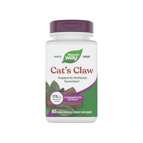Nature's Way Standardized Cat's Claw Extract, 175 mg per serving, 60 Capsules