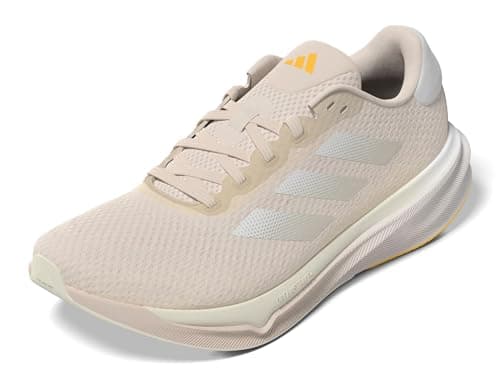 adidas Women's Supernova Stride, Putty Mauve/Zero Metallic/Spark, 12