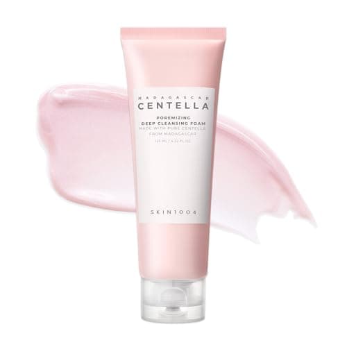 SKIN1004 [Hudson's Pick Poremizing Deep Cleansing Foam, Makeup Remover, Korean Face Cleanser with Himalayan Pink Salt & Centella for Facial Pore Cleansing, Korean Skin Care, 4.23 fl.oz, 125ml