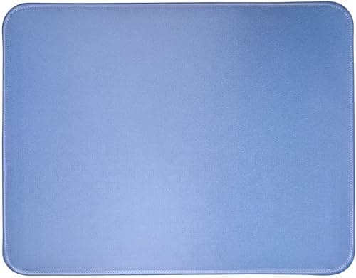 Kriture Mouse Pad with Stitched Edge, Non-Slip Rubber Base, Premium-Textured and Waterproof Mousepad for Computers, Laptop, Office and Home, 10.2x8.3inches, 3mm, Blue