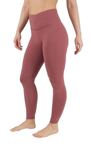 90 Degree By Reflex High Waist Power Flex Tummy Control Leggings - Rose Valet - Small