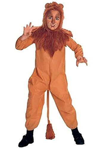Rubies The Wizard of Oz: Cowardly Lion Costume for Kids, Boy's Large