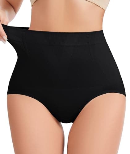 FVACPJ Tummy Control Shapewear Panties - High Waisted Shapewear Underwear for Women Body Shaping Briefs Seamless Panty Girdle