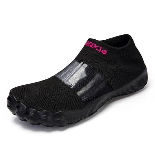 TRAILBLITZ Womens Water Shoes Barefoot Athletic Workout Gym Footwear Beach Swim Sneakers Quick Drying Boat Shoes for Water Sport Diving Sailing Travel Fishing (11 Women, Black)
