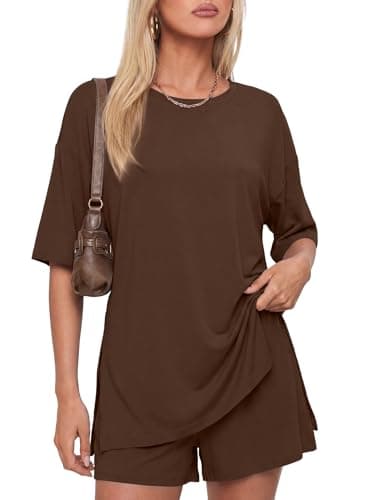 Darong Womens 2026 Summer Travel Outfit 9121 Coffee L