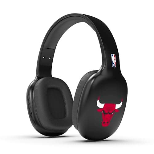 SOAR NBA Wireless Over The Ear Bluetooth Headphones, Chicago Bulls
