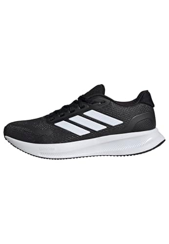 Adidas Women's Run Falcon 5, Black/White/Black, 8