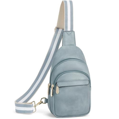 BOSTANTEN Sling Bag for Women Leather Crossbody Bags Fanny Pack for Travel
