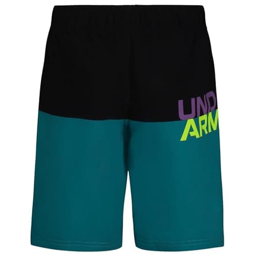Under Armour Boys' Volley Swim Trunks with UPF 50+ Sun Protection, Circuit Teal, Small
