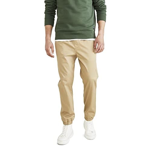 Dockers Men's Tapered Fit Ultimate Jogger Pants, (New) Harvest Gold, Medium