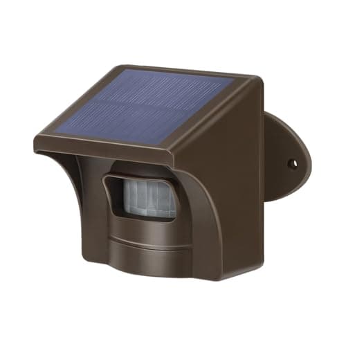 eMACROS Pro 3 Smart Solar Driveway Alarm System (2.4G Wi-Fi), App Push Notifications, 1/2 Mile (2600 ft) Wireless Range Motion Sensor, Weatherproof Property Alert（Single Sensor）