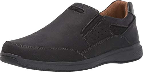 Florsheim Great Lakes Sport Slip Jr Boys' Toddler-Youth Slip On, 12 M US Little Kid, Black-Charcoal