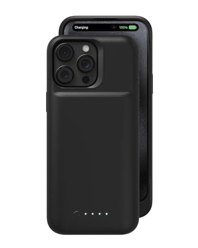 mophie Juice Pack iPhone 15 Pro Max Battery Case - 6ft Drop Safety Black