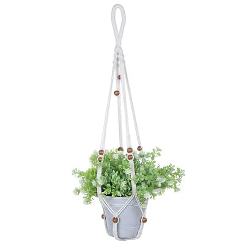 Zyghjort 35 Inch Macrame Plant Hanger, Large for up to 15 Inch Pot