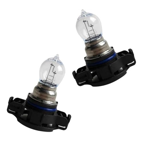 Heyzidu 2 PCS PSR24W Fog Light Bulbs,12V 24W 3500K Ultra-bright Turn Signals/Reverse Lights, Plug and Play Multi-functional Cars Taillight Replacement, for Most Car (Yellow)