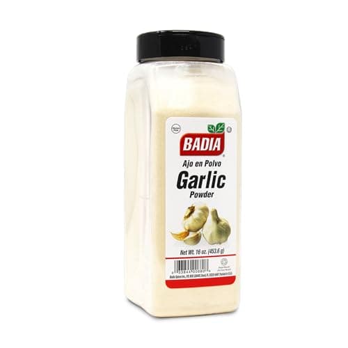 Badia Garlic Powder, 16 oz – Fine Garlic Seasoning for Everyday Cooking