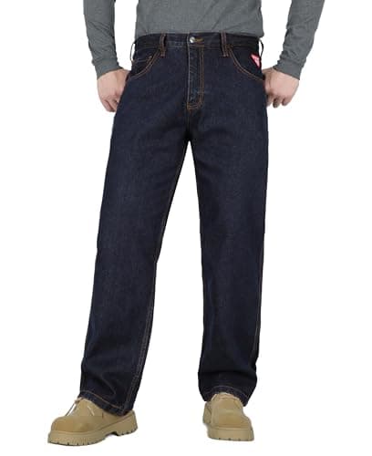 TICOMELA FR Flame Resistant Jeans for Men 11.5oz 100% C Heavy Duty Denim